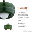 Lampa wisząca TEVO G9  butelkowa zieleń 8815 Argon