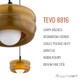 Lampa wisząca TEVO G9  bursztyn kryjący 8816 Argon