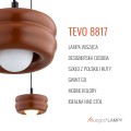 Lampa wisząca TEVO G9  terakota 8817 Argon