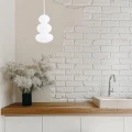 Lampa wisząca ORLANDO  GU10  opal biały połysk 8824 Argon