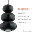 Lampa wisząca ORLANDO  GU10  czarno-zielony połysk 8827 Argon