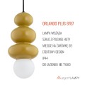 Lampa wisząca ORLANDO PLUS G9  miodowy połysk 8787 Argon