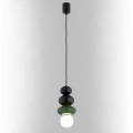 Lampa wisząca ORLANDO PLUS G9  czarno-zielony połysk 8788 Argon