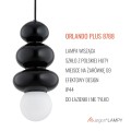 Lampa wisząca ORLANDO PLUS G9  czarno-zielony połysk 8788 Argon