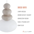 Lampa wisząca DIEGO GU10  kaszmir połysk 8819 Argon