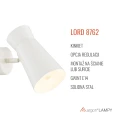 Kinkiet LORD E14  kremowy biały 8762 Argon