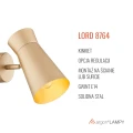 Kinkiet LORD E14  złoty 8764 Argon