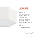 Plafon  LIBERO LED  kremowy biały 8781 Argon