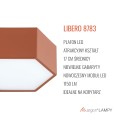 Plafon  LIBERO LED  terakota 8783 Argon