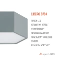 Plafon  LIBERO LED  ciemna szałwia / night sage 8784 Argon