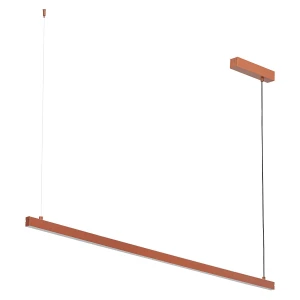 Lampa wisząca pojedyczna, świecącą góra-dół MIAMI LED  terakota 8834 Argon