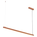 Lampa wisząca pojedyczna, świecącą góra-dół MIAMI LED  terakota 8834 Argon