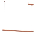 Lampa wisząca pojedyczna, świecącą góra-dół MIAMI LED  terakota 8834 Argon