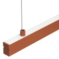 Lampa wisząca pojedyczna, świecącą góra-dół MIAMI LED  terakota 8834 Argon