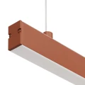Lampa wisząca pojedyczna, świecącą góra-dół MIAMI LED  terakota 8834 Argon