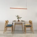 Lampa wisząca pojedyczna, świecącą góra-dół MIAMI LED  terakota 8834 Argon