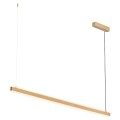 Lampa wisząca pojedyczna, świecącą góra-dół MIAMI LED  złoty 8836 Argon