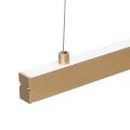 Lampa wisząca pojedyczna, świecącą góra-dół MIAMI LED  złoty 8836 Argon