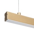Lampa wisząca pojedyczna, świecącą góra-dół MIAMI LED  złoty 8836 Argon
