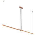 Lampa wisząca podwójna regulowana, świecąca góra-dół MIAMI LED  terakota 8837 Argon