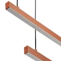 Lampa wisząca podwójna regulowana, świecąca góra-dół MIAMI LED  terakota 8837 Argon
