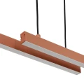 Lampa wisząca podwójna regulowana, świecąca góra-dół MIAMI LED  terakota 8837 Argon