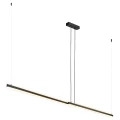 Lampa wisząca podwójna regulowana, świecąca góra-dół MIAMI LED  czarny 8838 Argon