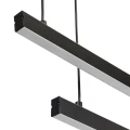 Lampa wisząca podwójna regulowana, świecąca góra-dół MIAMI LED  czarny 8838 Argon