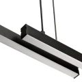 Lampa wisząca podwójna regulowana, świecąca góra-dół MIAMI LED  czarny 8838 Argon