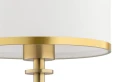 Lampa stołowa ABBANO E27  śmietankowy ze złotym paskiem 8029 Argon