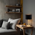 Lampa stołowa ABBANO E27  czarny 8049 Argon