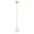 Lampa wisząca, mała ALMIROS E14  biało-brązowy (marmurek) 8450 Argon