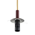 Lampa wisząca, mała ALMIROS E14  biało-brązowy (marmurek) 8452 Argon