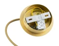 Lampa wisząca, średnia ALMIROS E27  biało-brązowy (marmurek) 8447 Argon