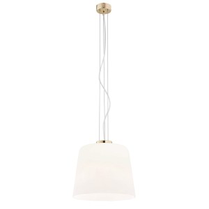 Lampa wisząca BERKLEY E27  opal biały 4689 Argon