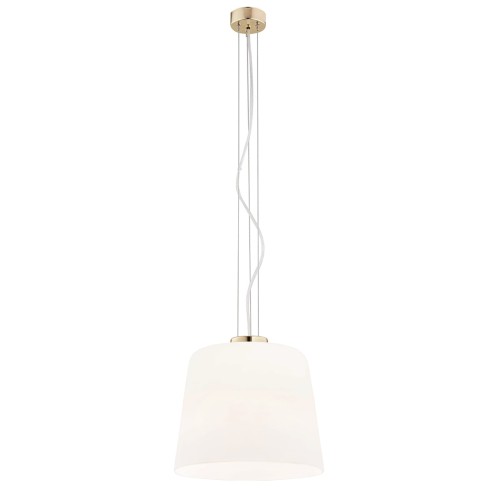Lampa wisząca BERKLEY E27  opal biały 4689 Argon