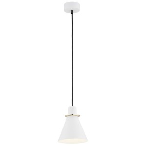Lampa wisząca BEVERLY E27  biały struktura 4680 Argon