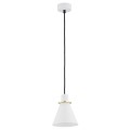 Lampa wisząca BEVERLY E27  biały struktura 4680 Argon