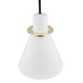Lampa wisząca BEVERLY E27  biały struktura 4680 Argon