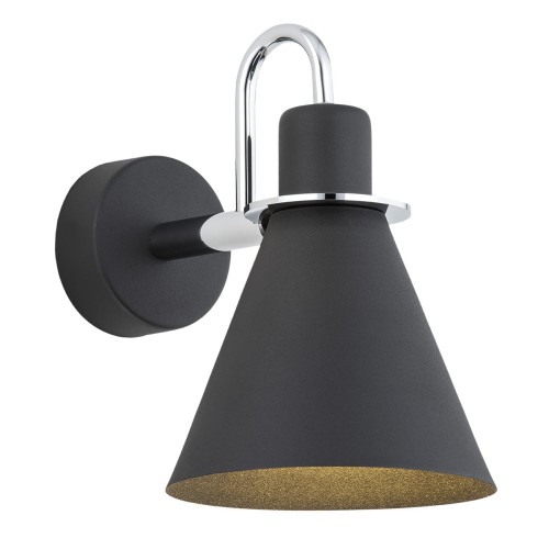 Kiniet BEVERLY E27  czarny struktura 4709 Argon
