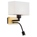Kinkiet BILL E27/LED  biały śmietankowy 1040 Argon