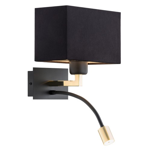 Kinkiet BILL E27/LED  czarny 1042 Argon