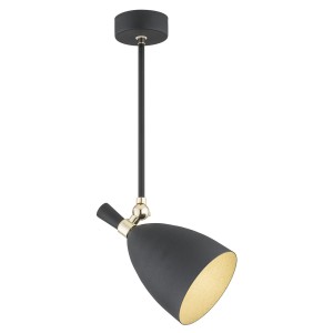 Lampa wisząca CHARLOTTE E27  czarny struktura 4686 Argon