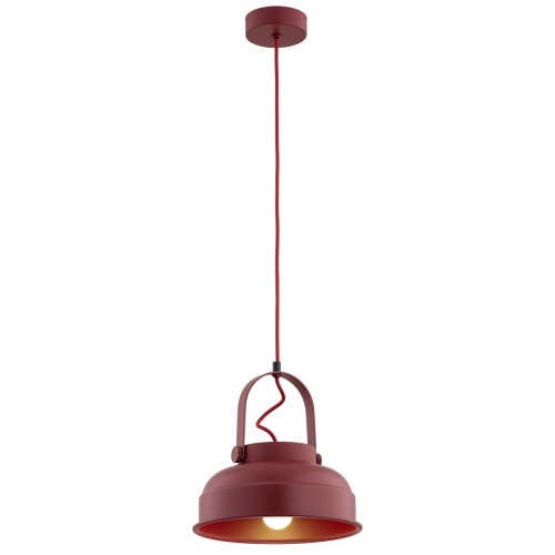Lampa wisząca DAKOTA E27  czerwony 8286 Argon