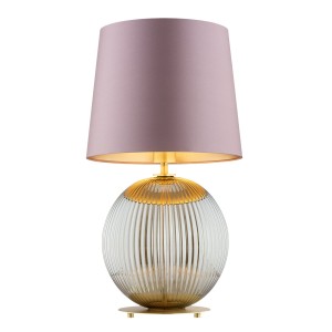 Lampa stołowa HAMILTON E27  brudny róż (złoty środek) 8531 Argon