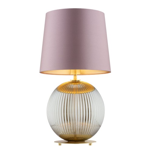 Lampa stołowa HAMILTON E27  brudny róż (złoty środek) 8531 Argon