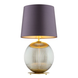 Lampa stołowa HAMILTON E27  fioletowy-śliwkowy (złoty środek) 8532 Argon