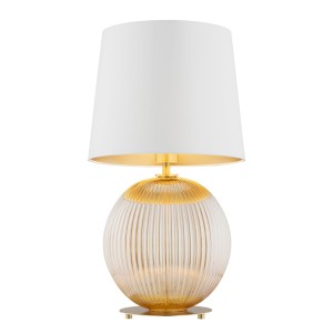 Lampa stołowa HAMILTON E27  kremowy (złoty środek) 8534 Argon