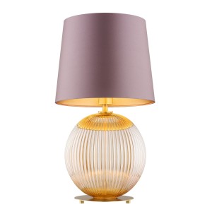 Lampa stołowa HAMILTON E27  brudny róż (złoty środek) 8536 Argon