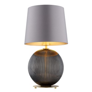 Lampa stołowa HAMILTON E27  szary (złoty środek) 8539 Argon